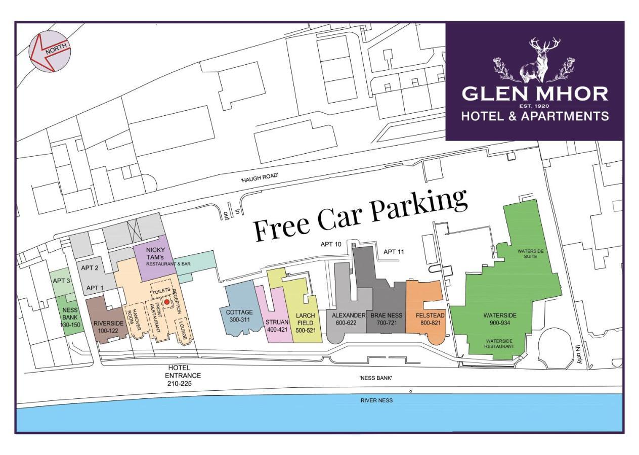 Glen Mhor Hotel And Apartments Inverness Esterno foto